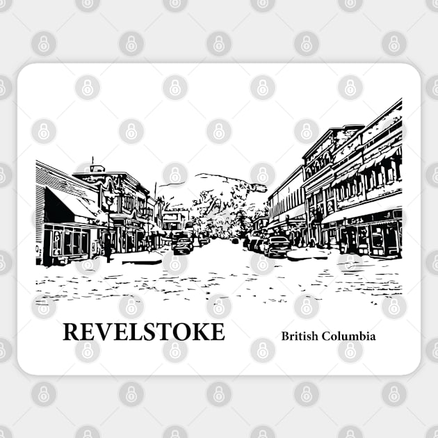 Revelstoke British Columbia Sticker by Lakeric